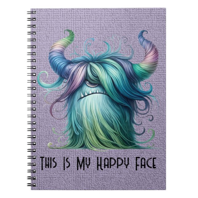 Caderno Espiral Hans - Monstro de Um Olho - Notebook Espiral Perso (Frente)