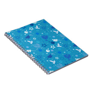 Caderno Espiral Hanukkah Stars Foto do Notebook