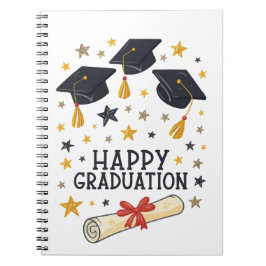 Caderno Espiral Happy Graduation 