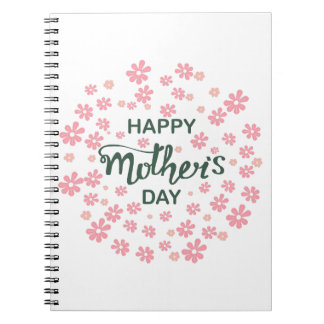 Caderno Espiral Happy Mother's Day