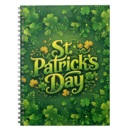 Caderno Espiral Happy St. Patrick’s Day