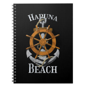 Caderno Espiral Hapuna Beach Hawaii Vacinação - Helm de Âncora Náu
