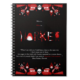 Caderno Espiral Harker - Mina Notebook