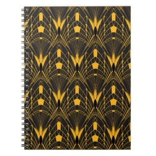 Caderno Espiral Harmonia Geométrica: Design de Ornamento Digital