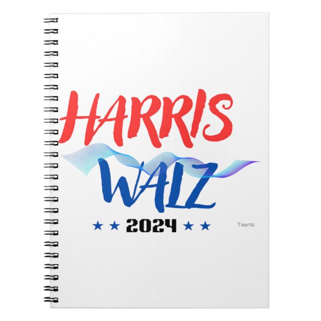 Caderno Espiral Harris Walz 2024 (Frente)