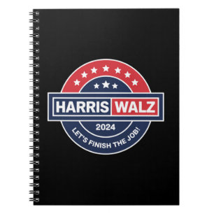 Caderno Espiral Harris Walz 24 Kamala Harris Senhora Presidente 20