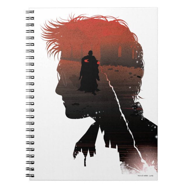 Caderno Espiral Harry Potter | Duelo de Magos Harry & Voldemort (Frente)