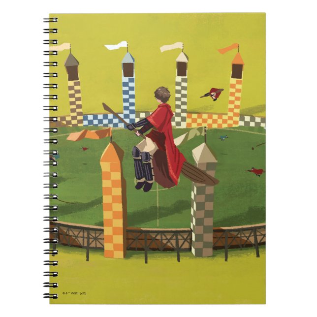 Caderno Espiral HARRY POTTER™ Em Busca da Golden Snitch (Frente)