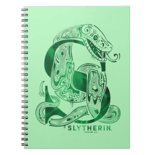 Caderno Espiral Harry Potter Gráfico Aguamenti SLYTHERIN™