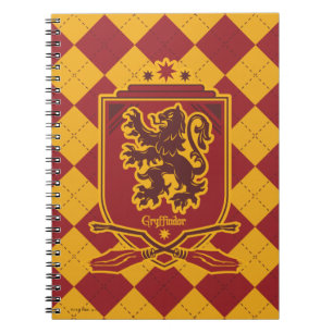 Caderno Espiral Harry Potter Gryffindor QUIDDITCH™ Crest