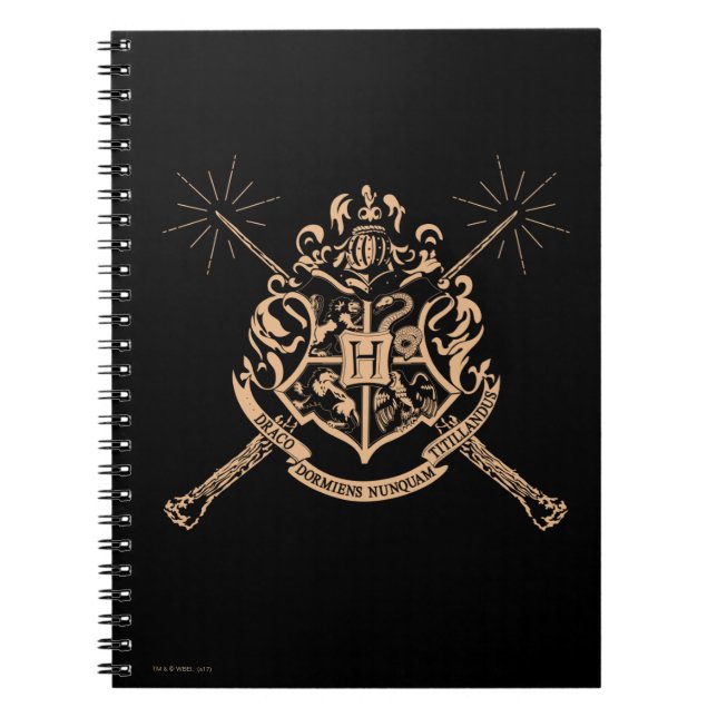 Caderno Espiral Harry Potter | Hogwarts Crest (Frente)