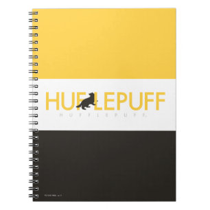 Caderno Espiral Harry Potter Logotipo do Orgulho da Casa Hufflep