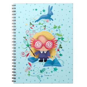 Caderno Espiral Harry Potter Luna Lovegood Graphic