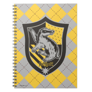 Caderno Espiral Harry Potter   Orgulho da Casa Hufflepuff
