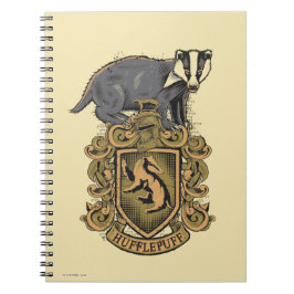 Caderno Espiral Harry Potter | Pancada de Hufflepuff com Badger