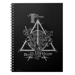 Caderno Espiral Harry Potter Spell FEIRAS MORTAS