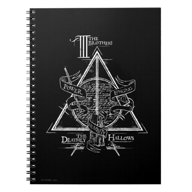 Caderno Espiral Harry Potter Spell | FEIRAS MORTAS (Frente)