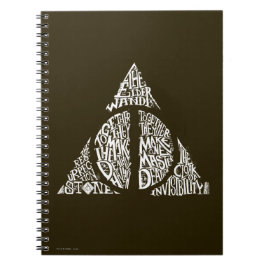 Caderno Espiral Harry Potter Spell | Típica MORTEMENTE HALLOW Gr
