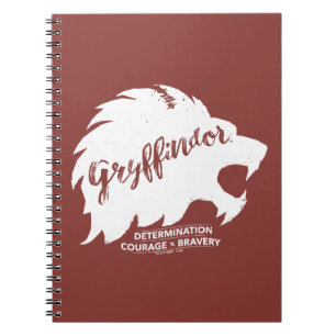 Caderno Espiral Harry Potter Tipografia da silhueta GRYFFINDOR™