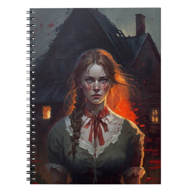 Caderno Espiral Haunting house (Frente)