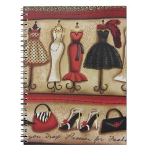 Caderno Espiral Haute Fashion