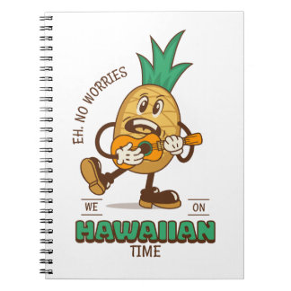 Caderno Espiral Hawaiian Time Chill