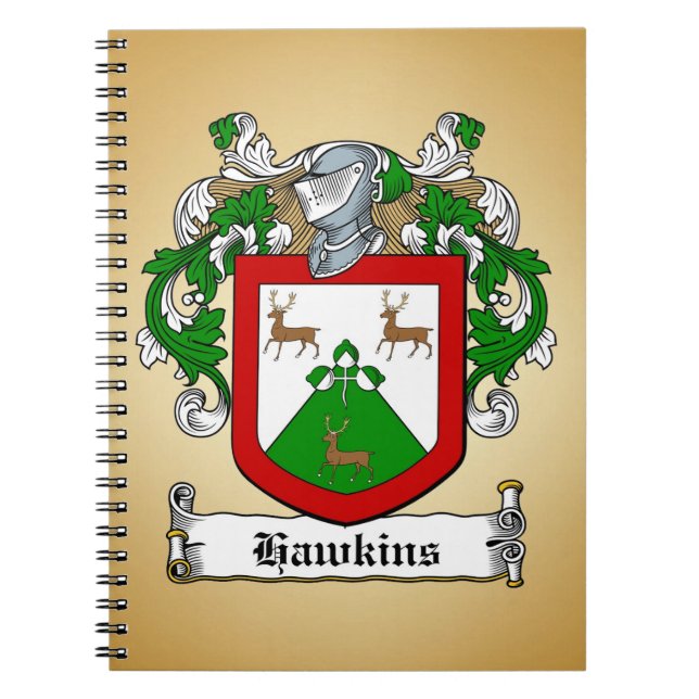Caderno Espiral Hawkins Coat of Arms (Frente)