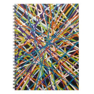 Caderno Espiral Haystack no notebook preto