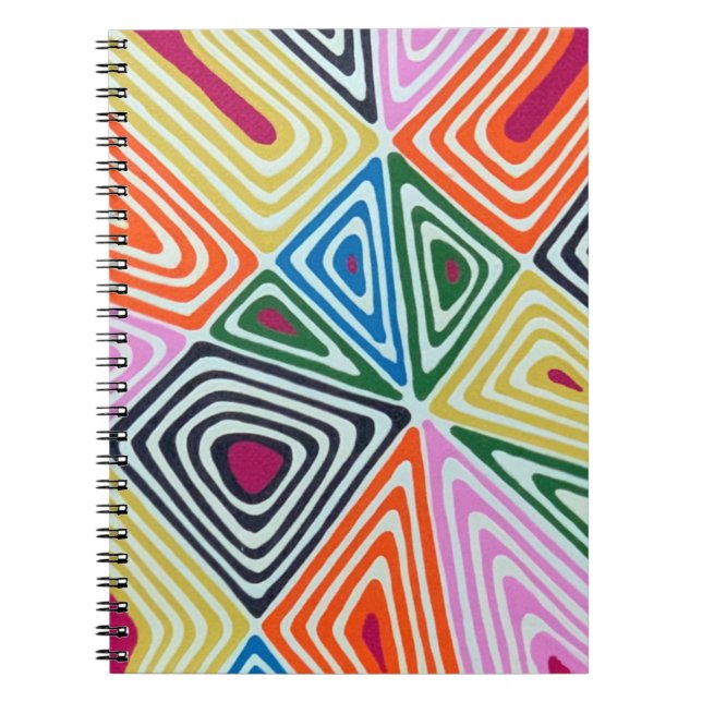 Caderno Espiral Haywire no notebook Cranberry (Frente)