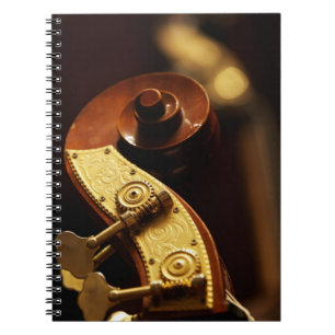 Caderno Espiral Headstock 2 do contrabaixo