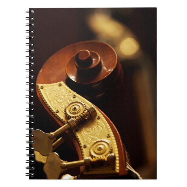 Caderno Espiral Headstock 2 do contrabaixo (Frente)