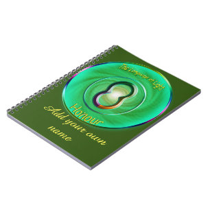 Caderno Espiral Heart Chakra - Símbolo de Notebook de Honra