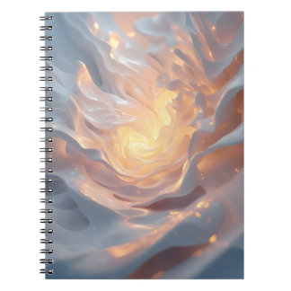 Caderno Espiral Heart of Summer – Glowing Core Abstract Journal No
