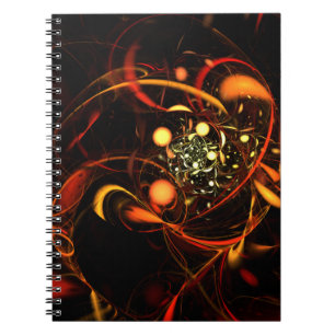 Caderno Espiral Heartbeat Abstract Art Notebook