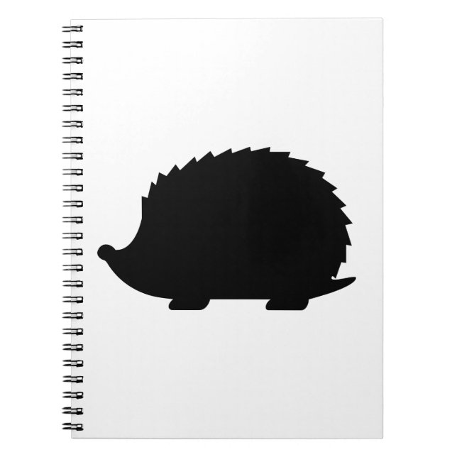 Caderno Espiral Hedgehog Silhouette (Frente)
