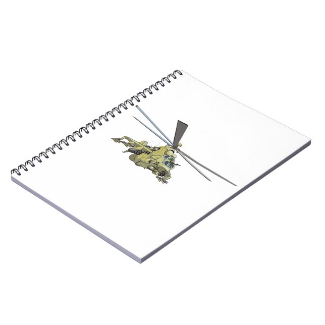 Caderno Espiral Helicóptero de desenho "Hind" (Left Side)