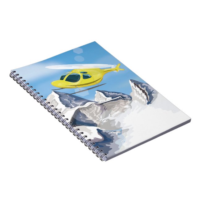 Caderno Espiral Helicóptero de Resgate (Lado Direito)