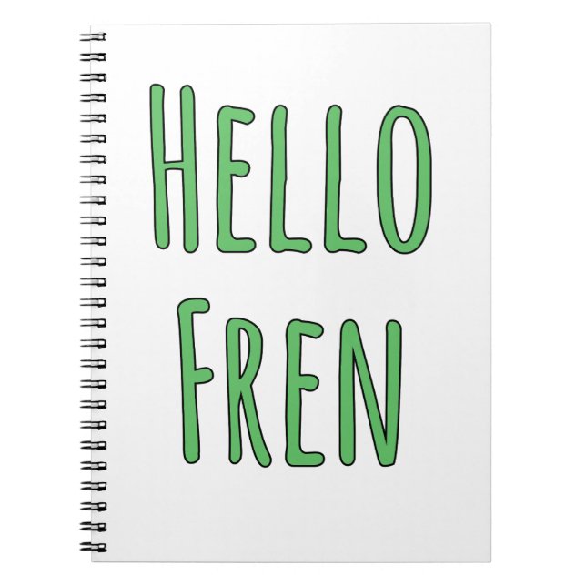 Caderno Espiral Hello Fren (Frente)
