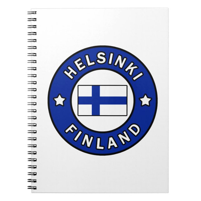 Caderno Espiral Helsínquia Finlândia (Frente)