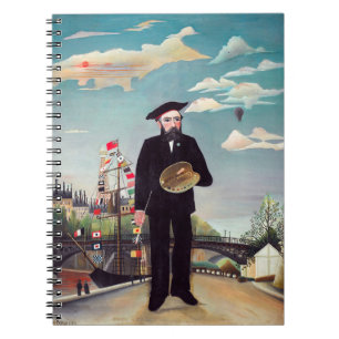 Caderno Espiral Henri Rousseau - Eu Próprio Retrato-Paisagem