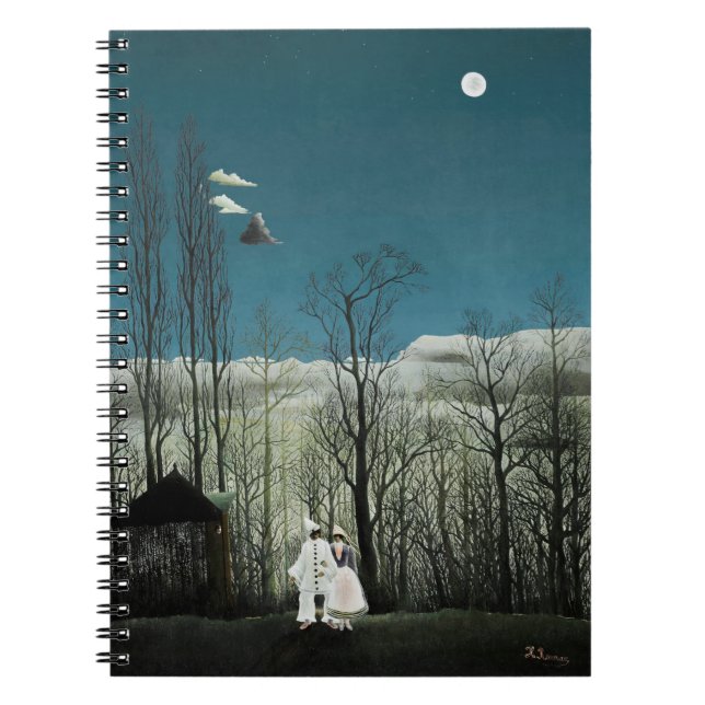 Caderno Espiral Henri Rousseau - Noite do Carnaval (Frente)