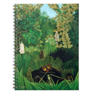 Caderno Espiral Henri Rousseau - Os Alegres Malabaristas
