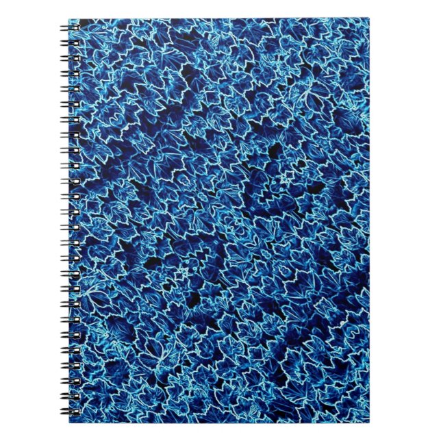 Caderno Espiral Hera Gélida Azul Ivy Cool (Frente)