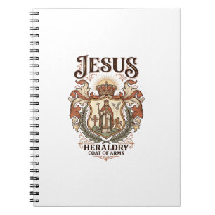 Caderno Espiral Heráldica de Jesus Brasão de Armas Jesus Heráldica