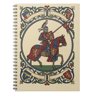 Caderno Espiral Heráldica do Cavaleiro Medieval