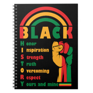 Caderno Espiral Herança de História Negra Inspiradora