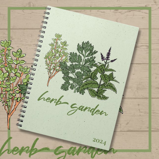 Caderno Espiral Herb Garden (Herb Garden Notebook
)