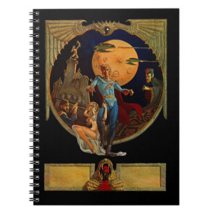 Caderno Espiral Herói do Sci-Fi