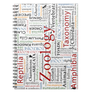 Caderno Espiral Herpetology na tipografia