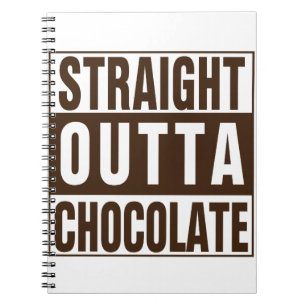 Caderno Espiral Hetero fora do chocolate marrom